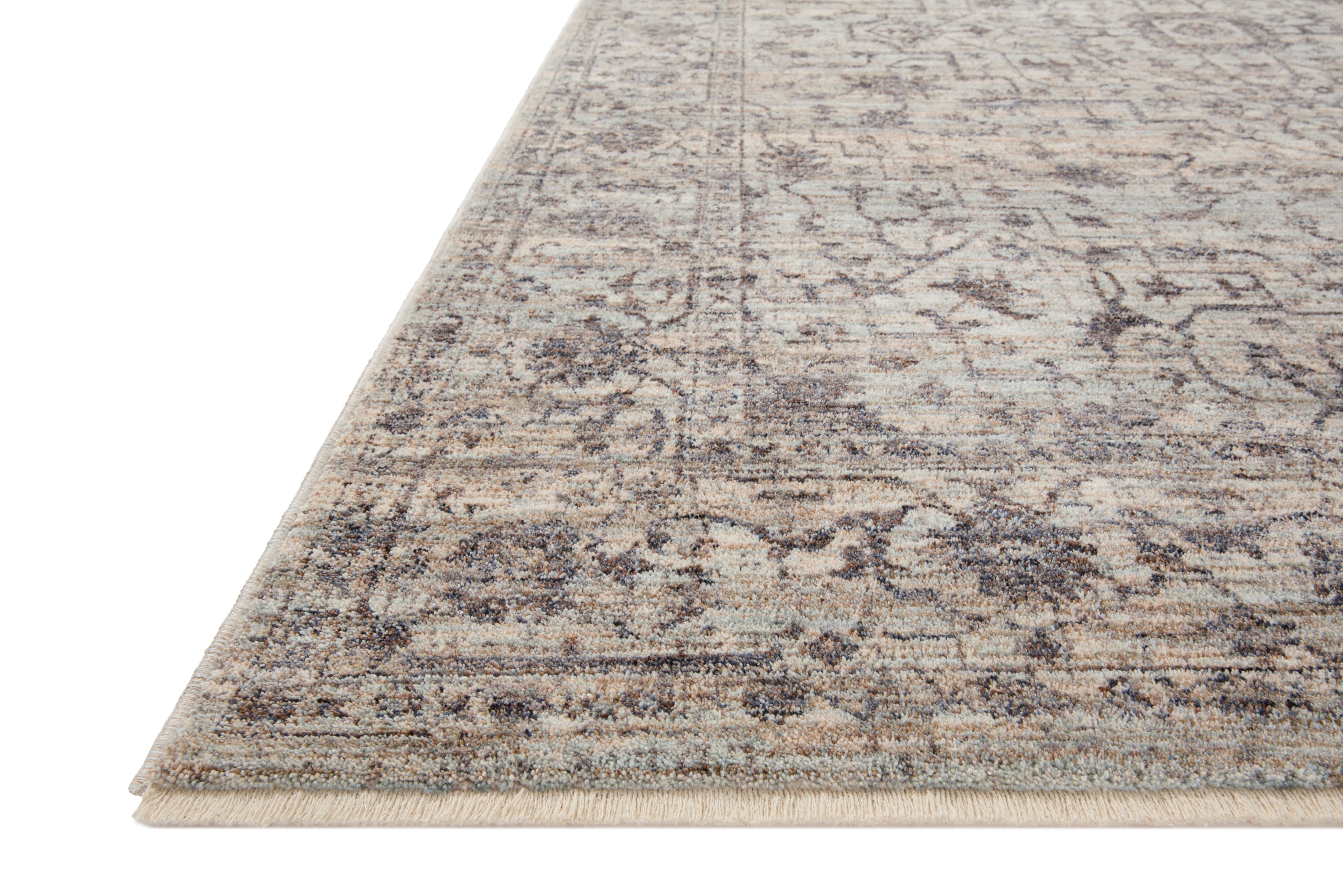 Loloi Sorrento Mist / Charcoal 2-RUGS-patterned Loloi