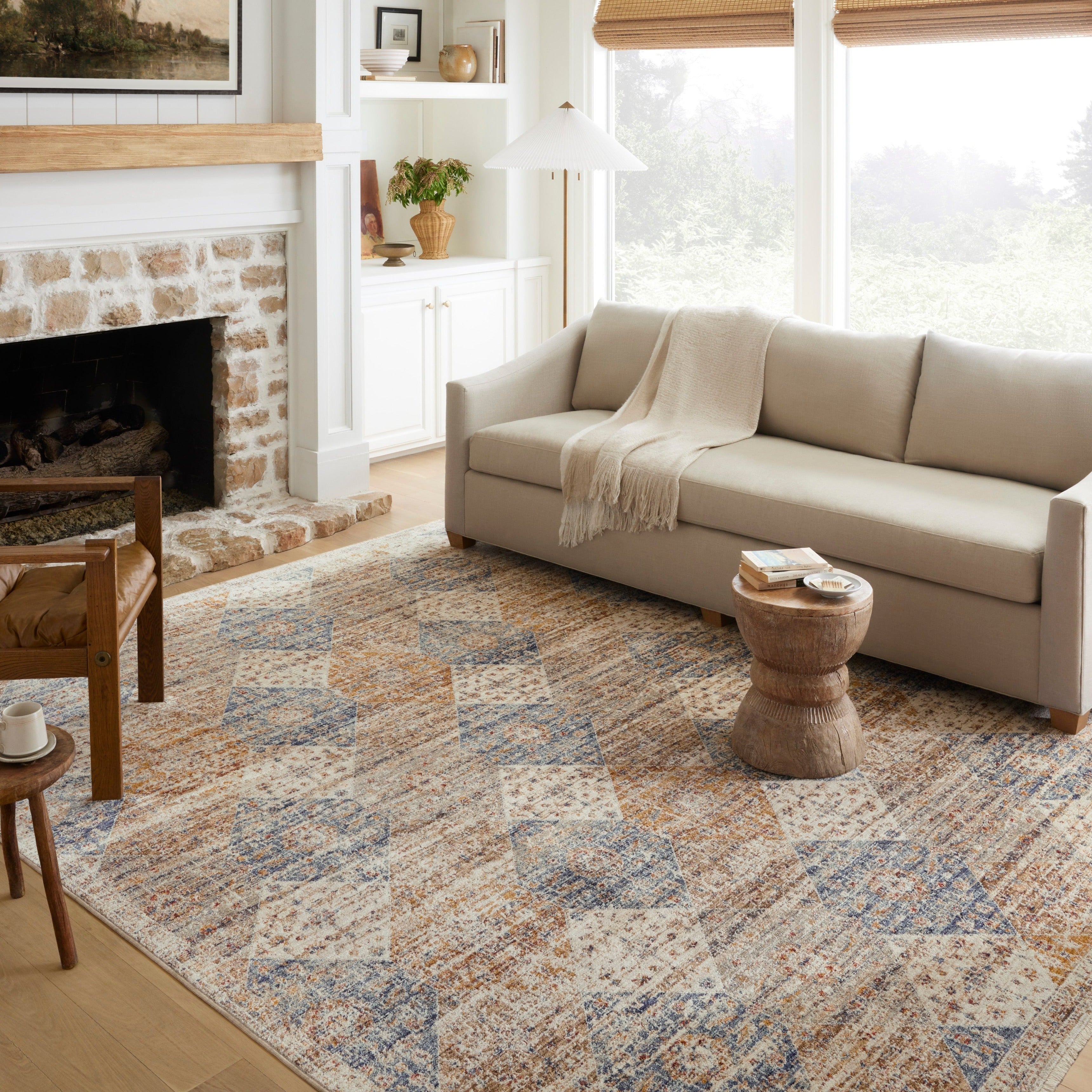Loloi Sorrento Ivory / Multi 2-RUGS-patterned Loloi
