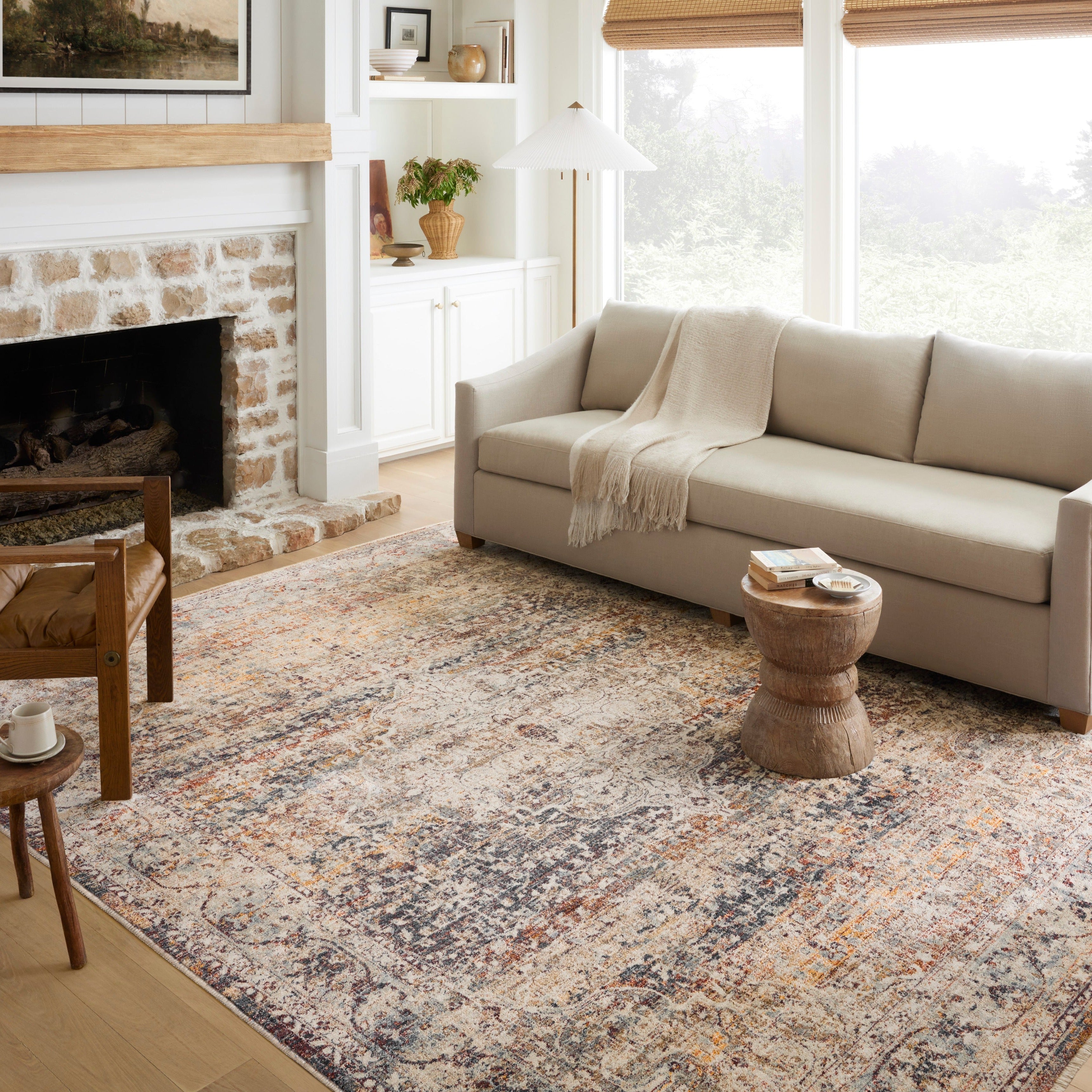 Loloi Sorrento Natural / Multi 2-RUGS-patterned Loloi