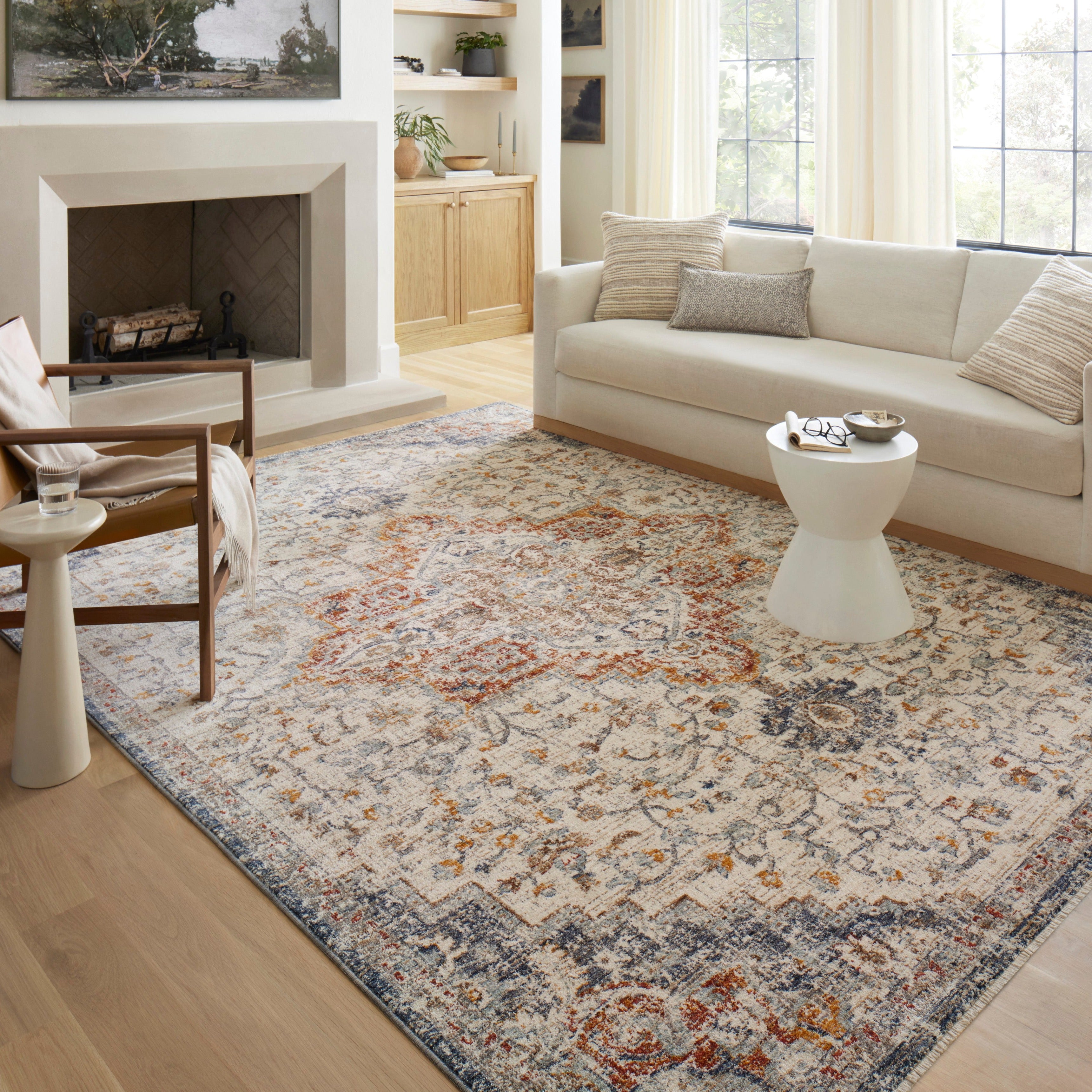 Loloi Sorrento Ivory / Fiesta 2-RUGS-patterned Loloi