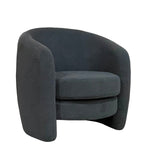 Dana Club Chair - Teddy Dark Grey 3 - FURNITURE - chair LH IMPORTS