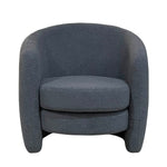 Dana Club Chair - Teddy Dark Grey 3 - FURNITURE - chair LH IMPORTS