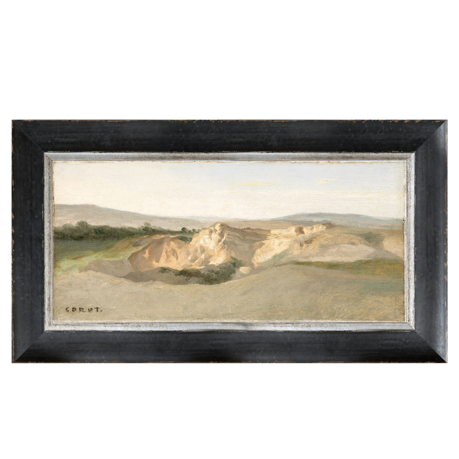 “Sandy Hills Petite Landscape” Framed Art Print