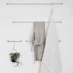 STOCKED PRODUCT Pre-order: Handmade Brass Towel Bar PRE-ORDER Sku Fog Linen Work