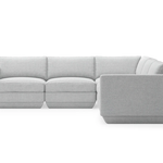 Gus* Modern Podium 5 Piece Sectional 8 - d - FURNITURE - modular - podium Gus Bayview Silver Left