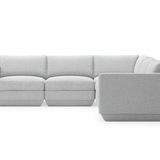 Gus* Modern Podium 5 Piece Sectional 8 - d - FURNITURE - modular - podium Gus Bayview Silver Left