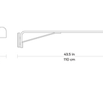 Gus* Modern Tandem Swing Arm Lamp sconce - plug in Gus
