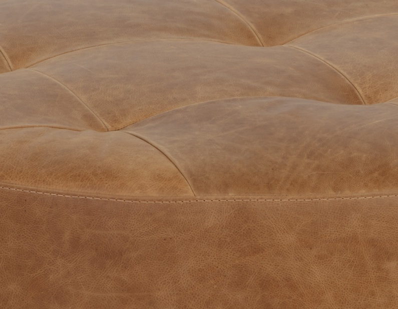 Nila Leather Ottoman 6 - FURNITURE - ottoman Sunpan