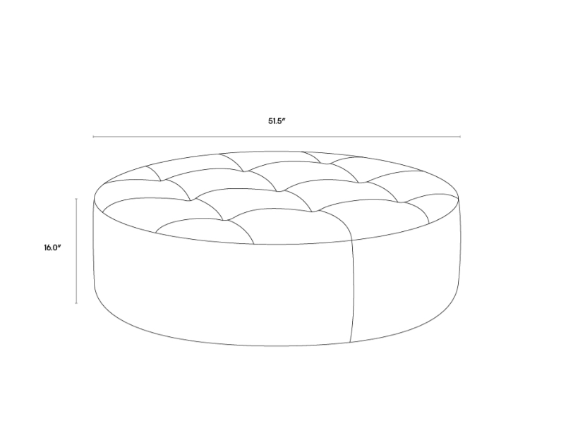 Nila Leather Ottoman 6 - FURNITURE - ottoman Sunpan