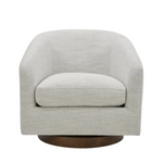 Oscar Swivel Chair - Cream White - Rug & Weave