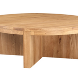 Stratford Round Coffee Table 4 - b - FURNITURE - coffee table - round Moe's Furniture