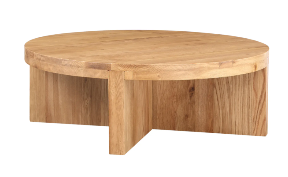 Stratford Round Coffee Table 4 - b - FURNITURE - coffee table - round Moe's Furniture