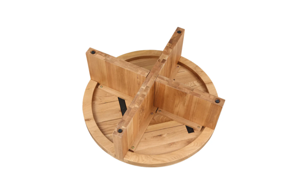 Stratford Round Coffee Table 4 - b - FURNITURE - coffee table - round Moe's Furniture