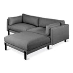 Gus* Modern Silverlake Loft Bi-Sectional 2 - a - FURNITURE - sectional Gus Andorra Pewter