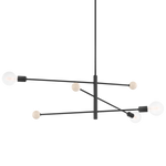 Slater Chandelier LIGHTING - chandelier Hudson Valley Lighting Soft Black