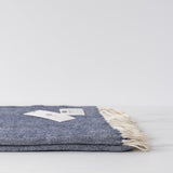 Supersoft Navy Wool Blanket blanket McNutt