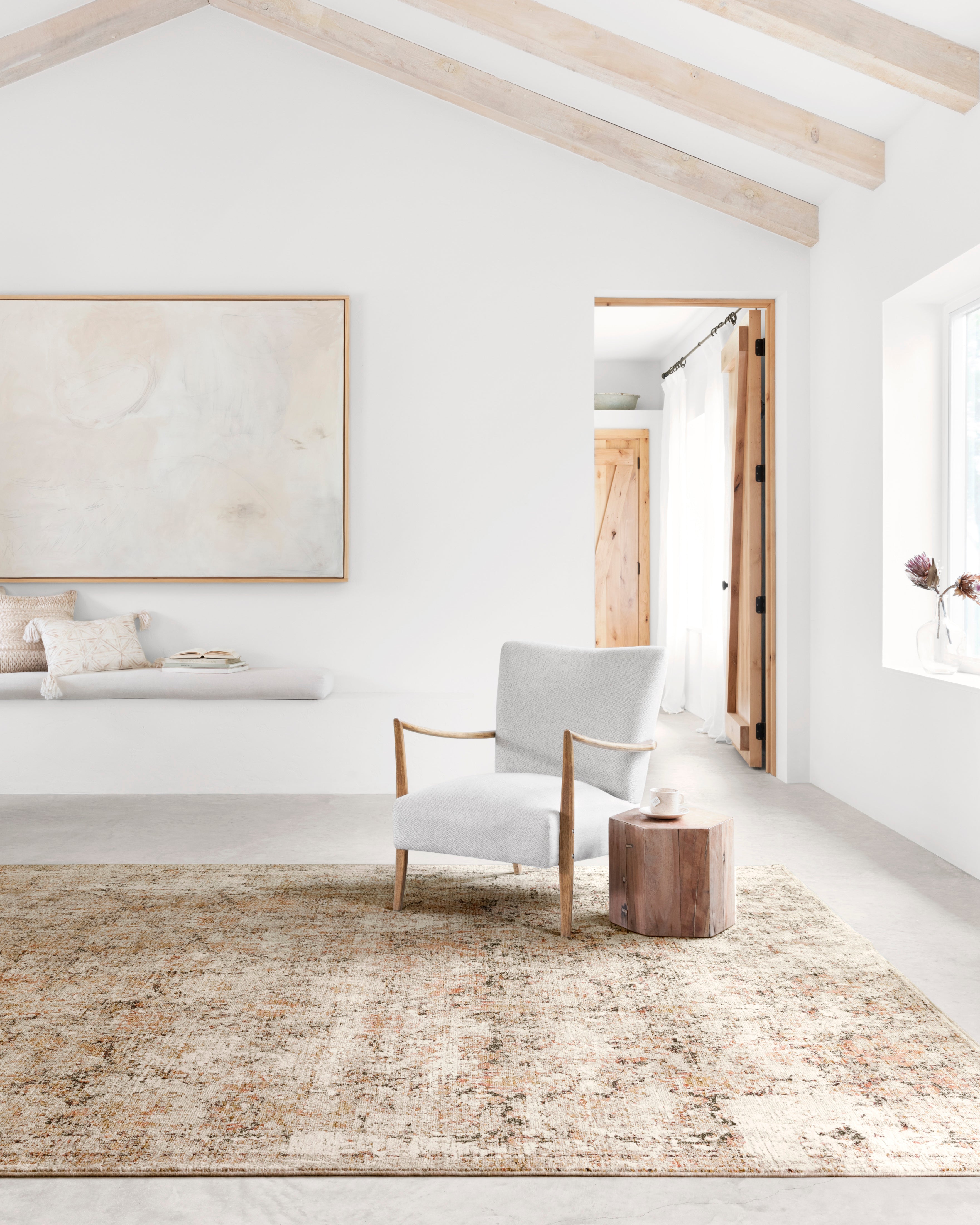 Loloi Theia Taupe / Gold Rug RUGS - patterned Loloi