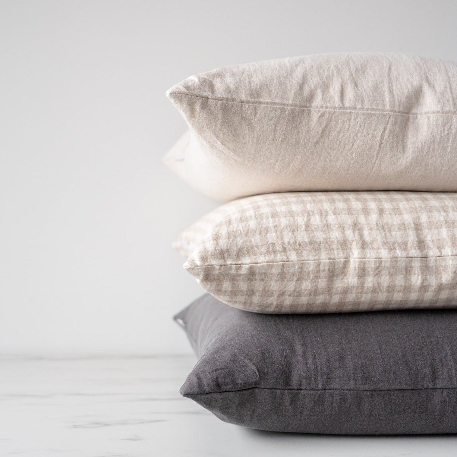 PRE ORDER - Oatmeal Linen Pillow Cover 1 - PILLOWS - linen - neutral Rug & Weave Pillows
