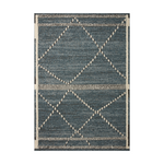 Loloi Fabian Denim / Charcoal 2-RUGS - patterned Loloi