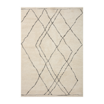 Loloi Fabian Ivory / Charcoal Sketched Lines Rug 0-RUGS - patterned Loloi