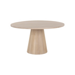 Althea Dining Table / Light Oak 9 - a - FURNITURE - dining table - round Sunpan