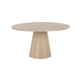 Althea Dining Table / Light Oak 9 - a - FURNITURE - dining table - round Sunpan