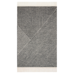 Loloi Newton Charcoal / Ivory Rug patterned rugs Loloi