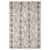 Loloi Kamala Charcoal / Dove Rug 0-RUGS-patterned Loloi