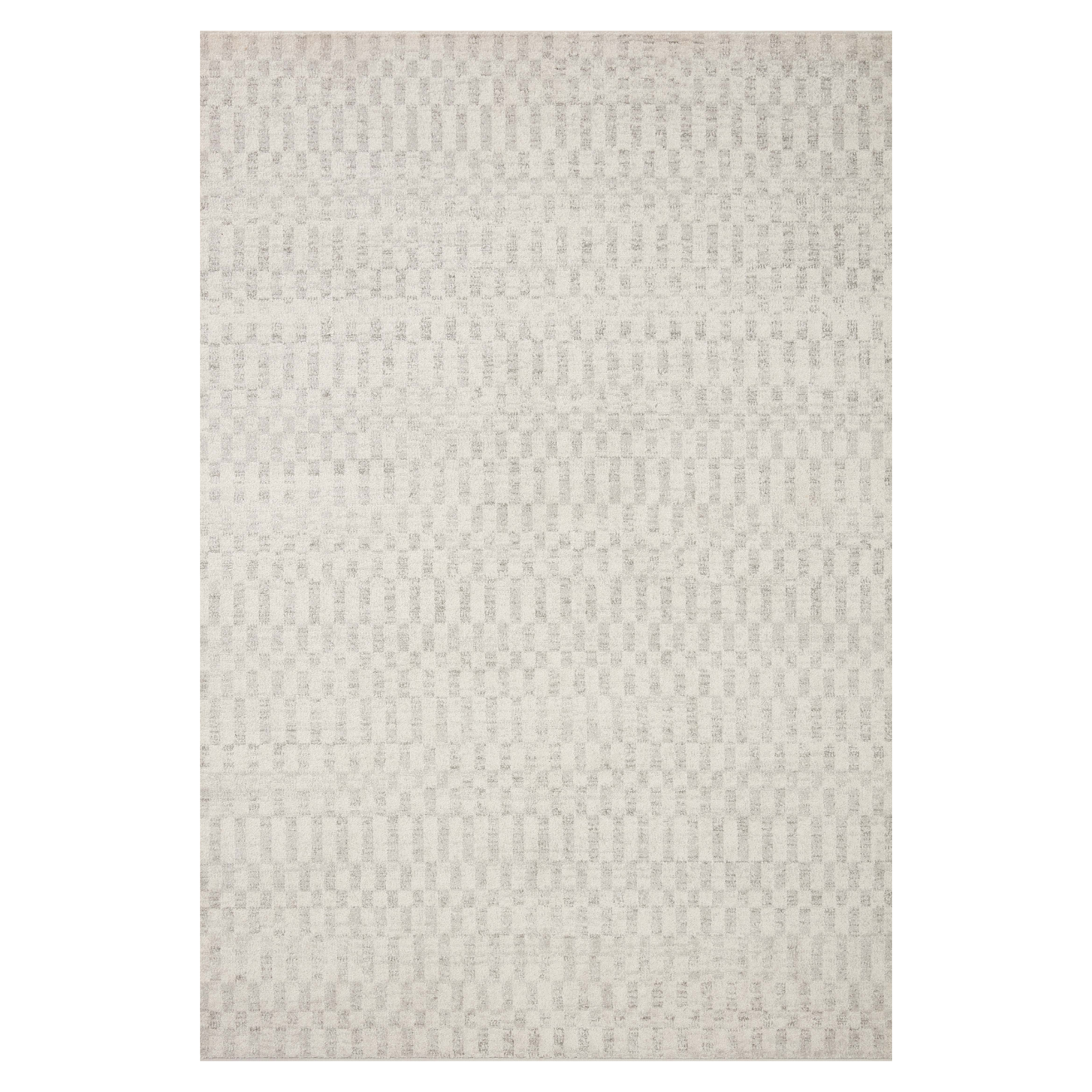 Loloi Kamala Ivory / Grey Rug 0-RUGS-patterned Loloi