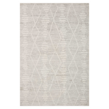 Loloi Kamala Ivory / Silver Rug 0-RUGS-patterned Loloi
