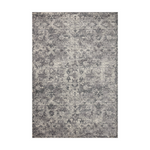 Loloi Indra Charcoal / Silver Rug 0-RUGS-patterned Loloi