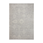 Loloi Indra Silver / Ivory Rug 0-RUGS-patterned Loloi