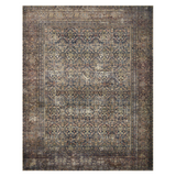 Amber Lewis x Loloi Morgan Denim / Multi 0-patterned rugs Loloi