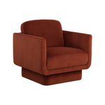 Evelyn Lounge Chair - Meg Rust 3 - FURNITURE - chair Sunpan