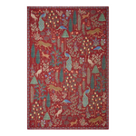 Rifle Paper Co. X Loloi/ Menagerie Forest Crimson Rug 3 - RUGS - patterned Loloi