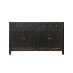 Bobbie Four Door Sideboard - Weathered Black 7 - FURNITURE - sideboard/cabinet Hauer Market