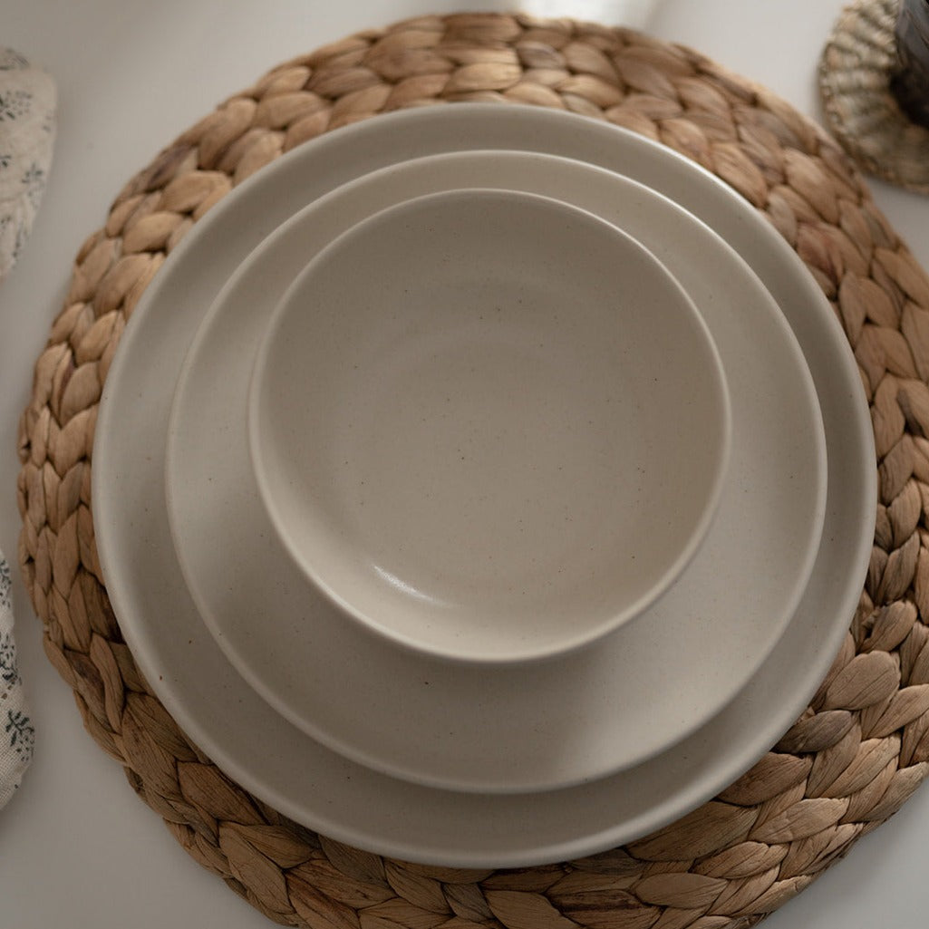 PRE-ORDER - Ceramic Vanilla Plate plate David Shaw