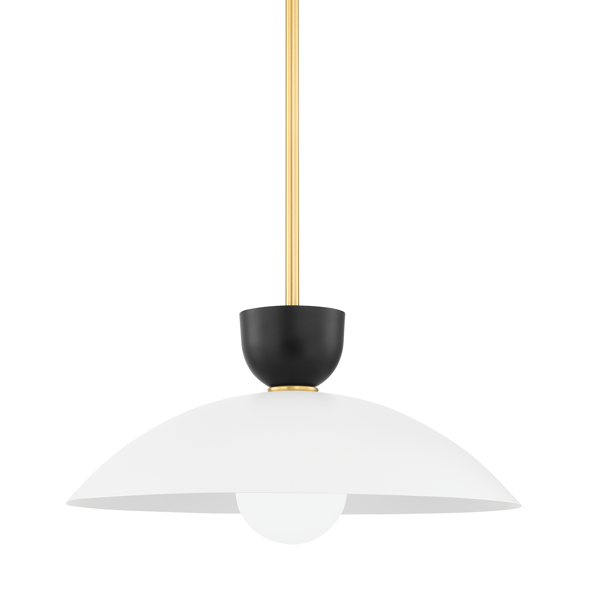 Whitley Pendant LIGHTING - pendant Hudson Valley Lighting 19.75"W x 10"H Aged Brass