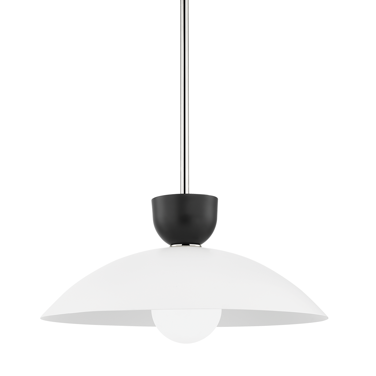 Whitley Pendant LIGHTING - pendant Hudson Valley Lighting 19.75"W x 10"H Polished Nickel