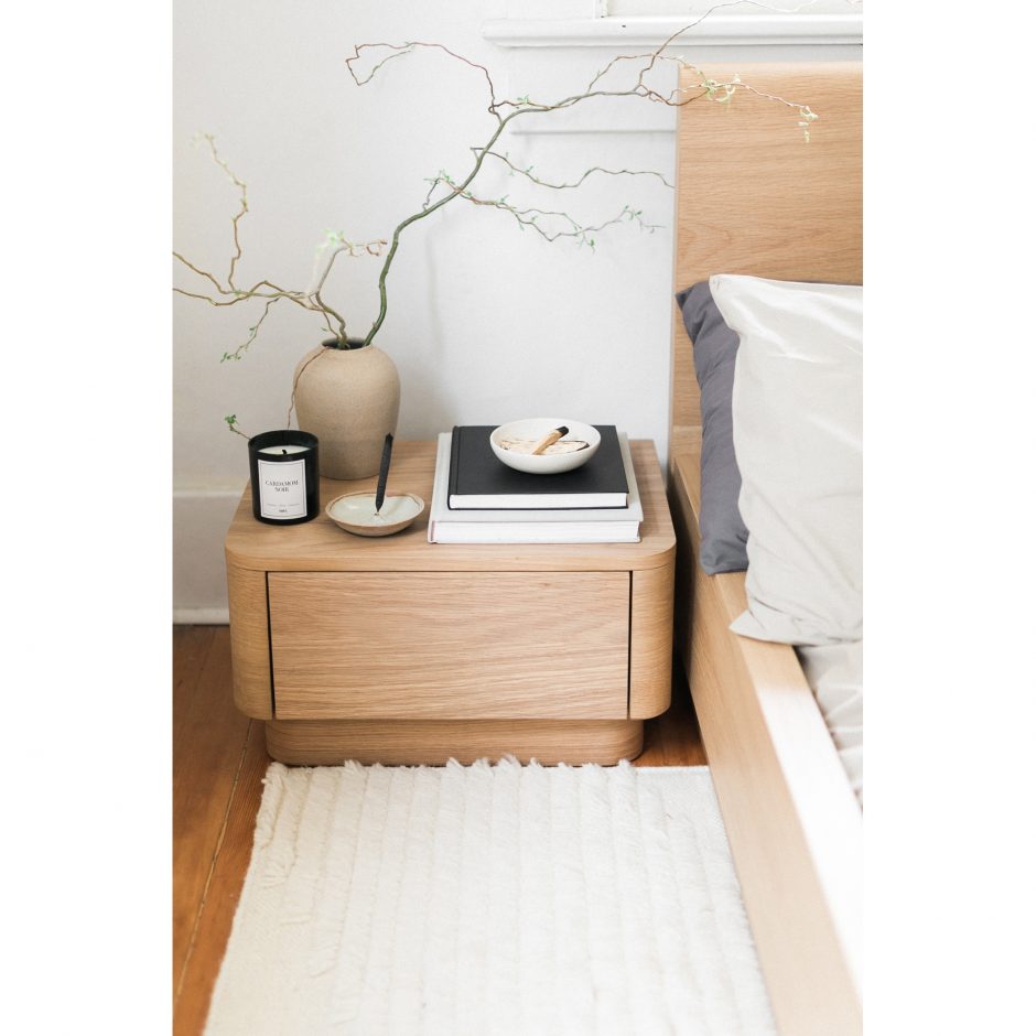 Curve Nightstand - Natural 14 - FURNITURE - nightstand Moe's Furniture