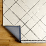 Arkell Ivory/Charcoal Rug 0-RUGS - wool Surya