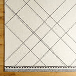 Arkell Ivory/Charcoal Rug 0-RUGS - wool Surya