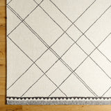 Arkell Ivory/Charcoal Rug 0-RUGS - wool Surya