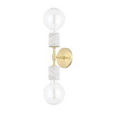 Asime Double Wall Sconce - Rug & Weave