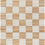 Becki Owens Kamey Checkered Jute Rug 0-RUGS - jute Surya