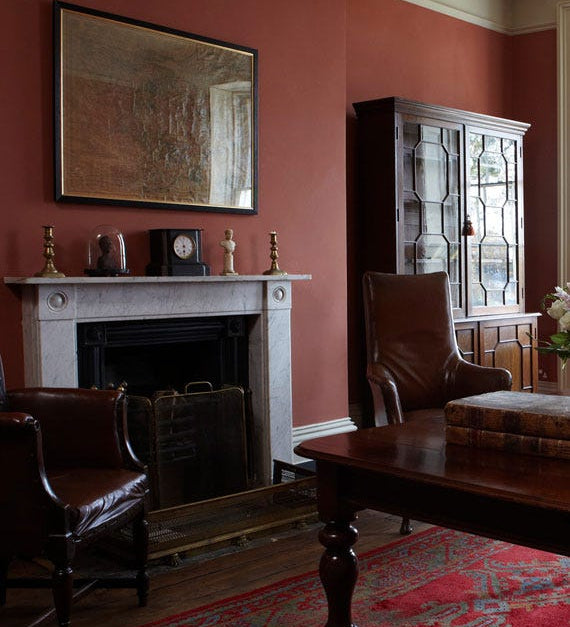 Farrow & Ball Book Room Red No. 50 - Archive Collection PAINT - Farrow & Ball Farrow & Ball