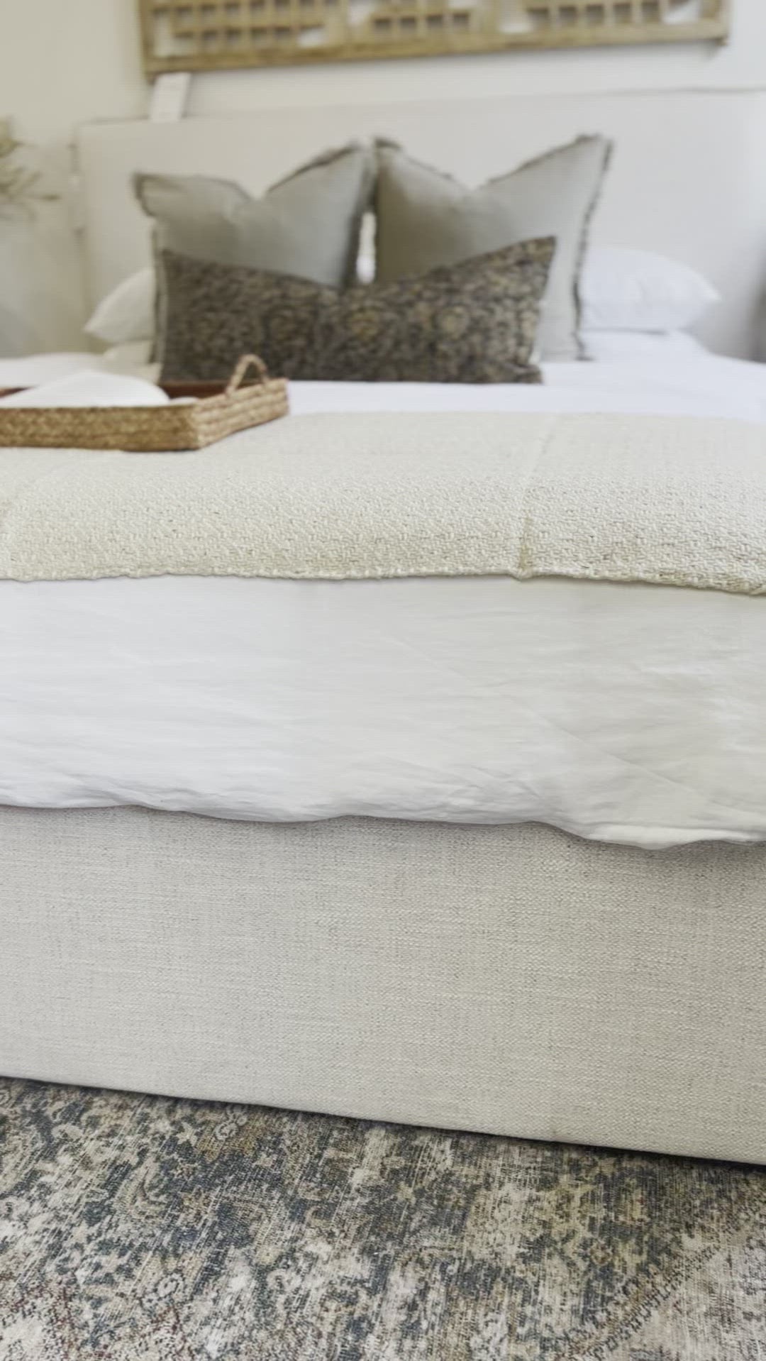 OVERSTOCK ITEM - Jules Bed - Double FURNITURE - floor model Style in Form