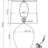 Connor Table Lamp LIGHTING - table lamp Flow Decor