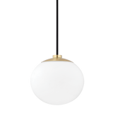 Estee Pendant LIGHTING - pendant Hudson Valley Lighting Aged Brass