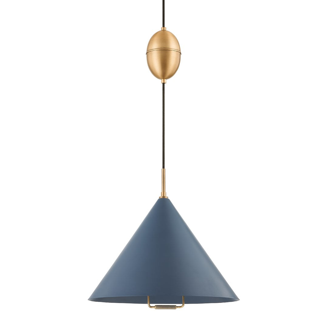 Fontana Pendant LIGHTING - pendant Hudson Valley Lighting Blue